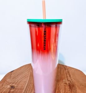 Starbucks Cream Red Tumblr